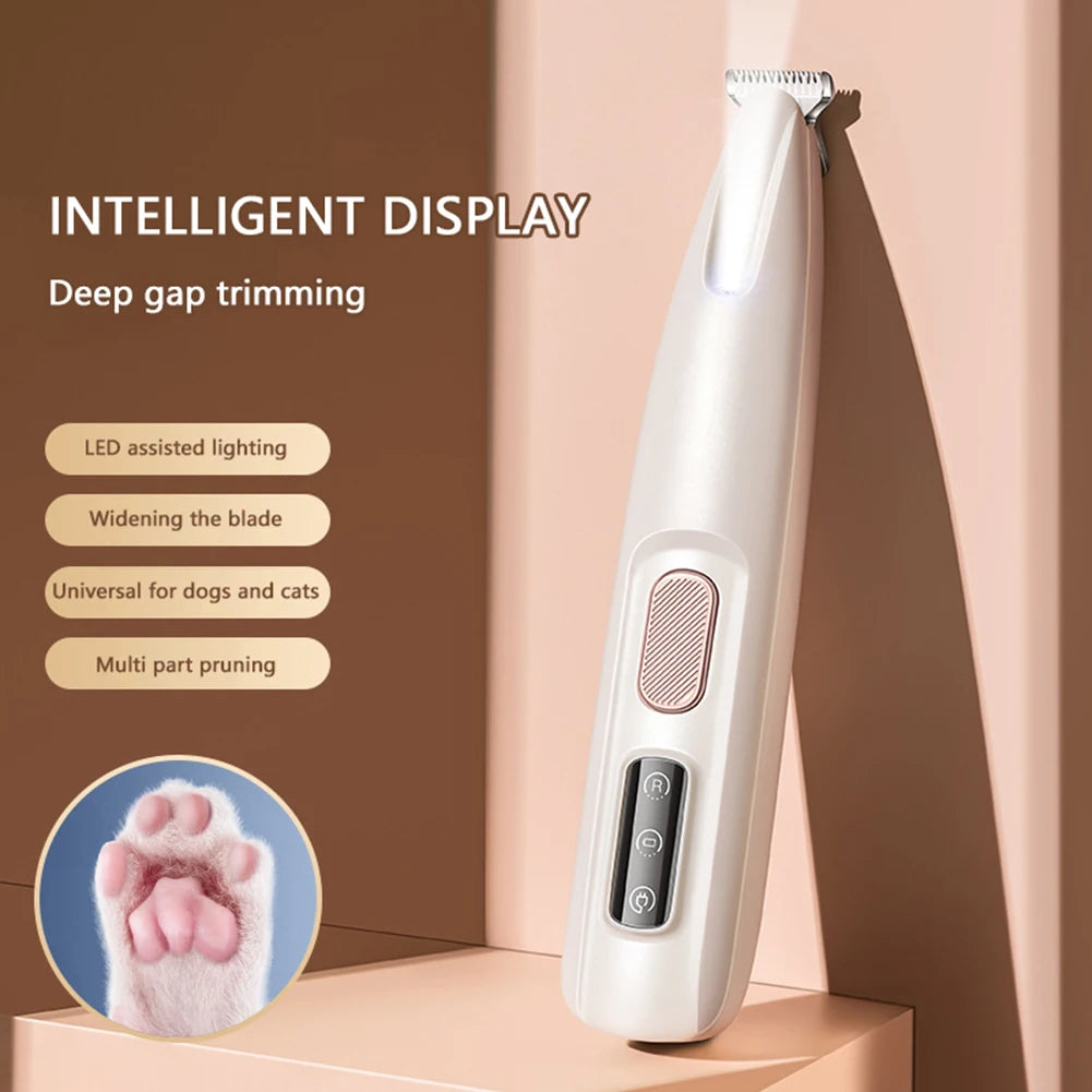 Paw Hair Trimmer With Led Light