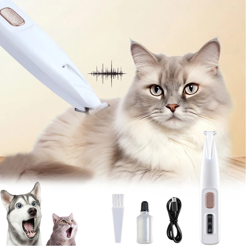 Paw Hair Trimmer With Led Light